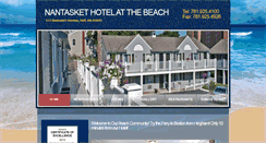 Desktop Screenshot of nantaskethotel.com