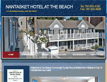 Tablet Screenshot of nantaskethotel.com